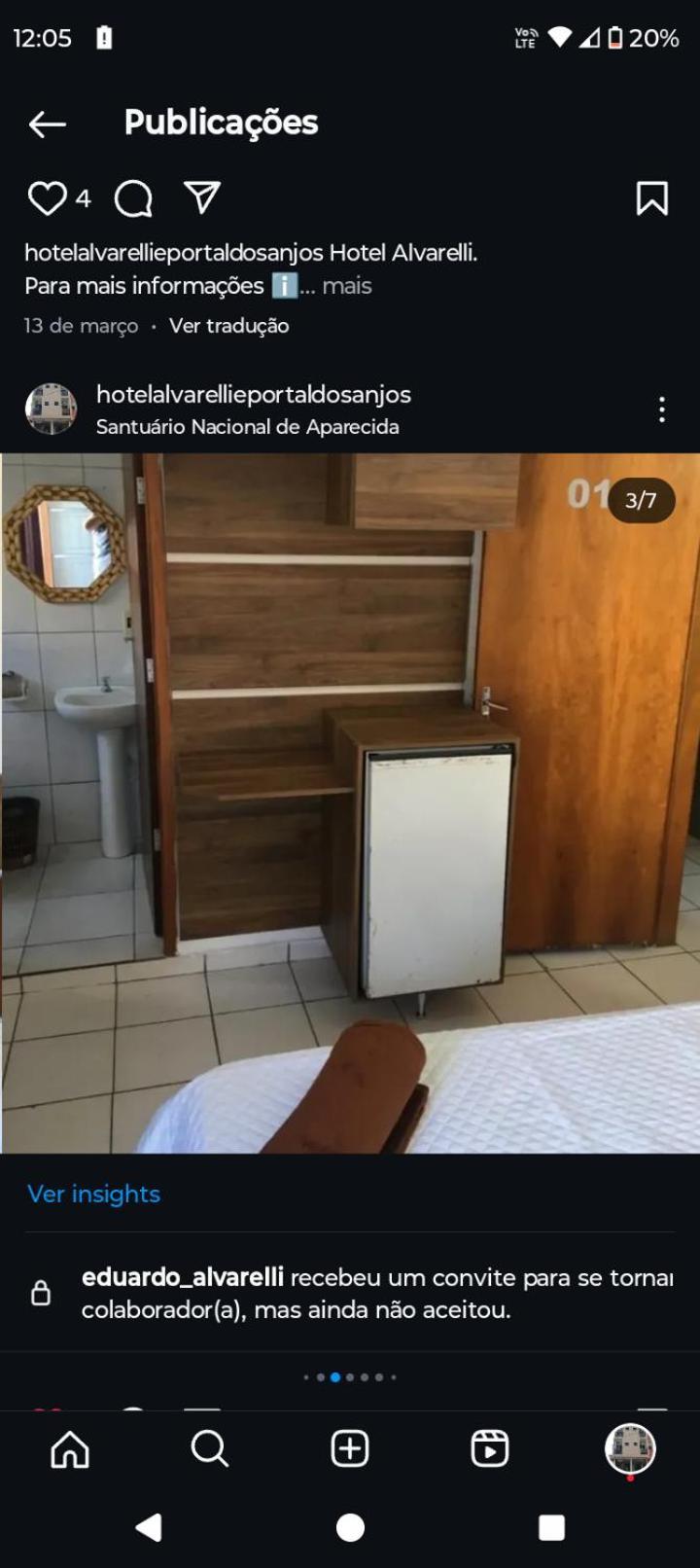 Hotel Portal Dos Anjos อาปาเรซิดา ภายนอก รูปภาพ